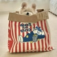 thumbnail image 3 of Cat Paper Bag Playtunnel Toy Collapsible Cat Tent Indoor Interactive Dog House, 3 of 19