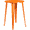 Green, variant on Flash Furniture Commercial Grade 30" Round Orange Metal Indoor-Outdoor Bar Height Table