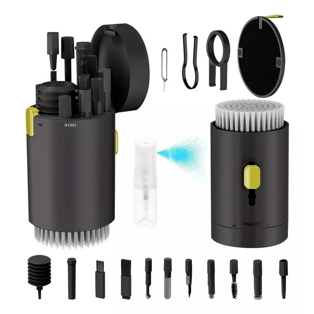 Kit 20 En 1 Para Limpieza Cuidado Pc/celular/teclados Negro