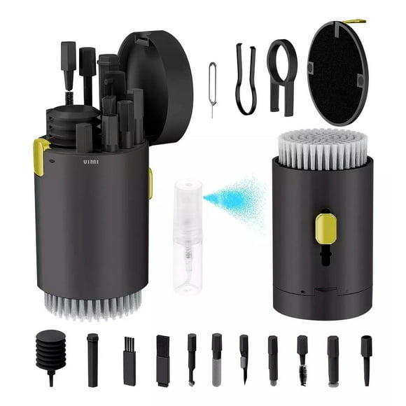 Kit 20 En 1 Para Limpieza Cuidado Pc/celular/teclados Negro
