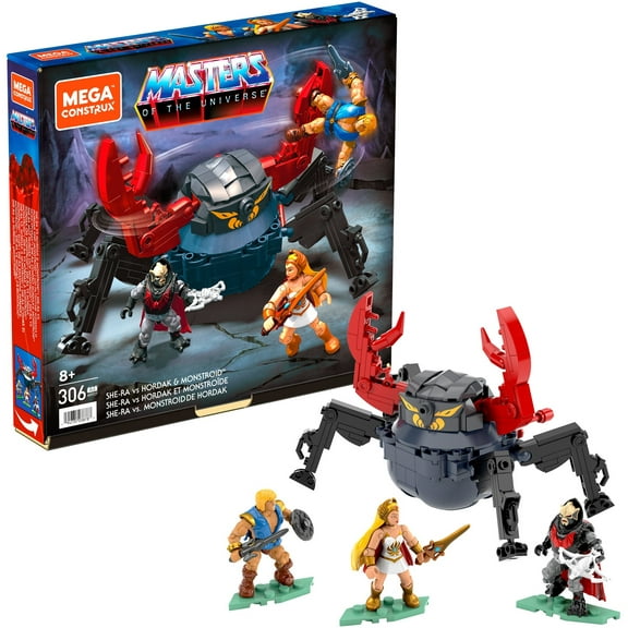 MEGA Masters of the Universe She-Ra vs Hordak & Monstroid Building Kit (306 Pieces)