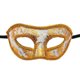 thumbnail image 1 of Wosthever Máscara de mascarada de moda para hombres, máscaras de fiesta misteriosas, máscara de carnaval de fiesta de media cara Kits de decoración para fiestas Blanco, 1 of 6