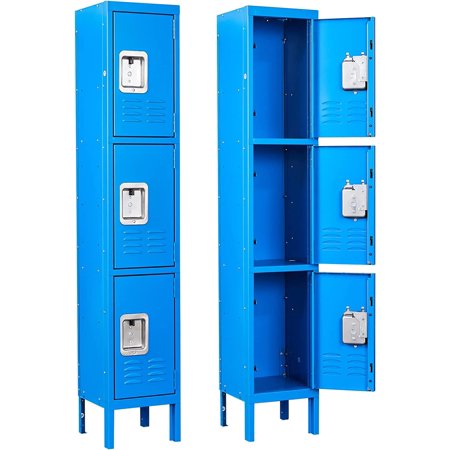 Hersh Storage Locker, 6 Door Storage Lockers Cabinet with Keys ...