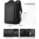 thumbnail image 2 of Mochila de negocios ajustable de 26 a 38 l con compartimento para computadora portátil de 17", resistente al agua, antirrobo, aprobada por aerolíneas y apta para llevar en el equipaje de, 2 of 5