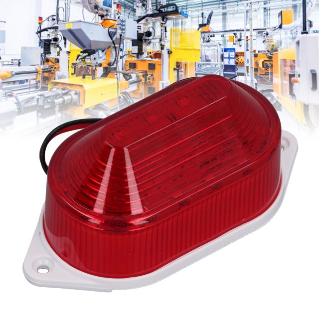 Alarma De Sirena Estroboscópica, Alarma De Advertencia De Luz Y Sonido A Prueba De Agua DC12V Ampliamente Utilizada Para Fábricas