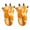 Khaki, variant on Adult Women Plush Indoor Slippers Funny Animal Paw Monster Claw Shoes