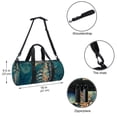thumbnail image 5 of Hippocampus Durable Duffle Bag: 17.7" Sports Bag with Interior Zipper Pocket for Travel, Weekends, Gym, 5 of 6