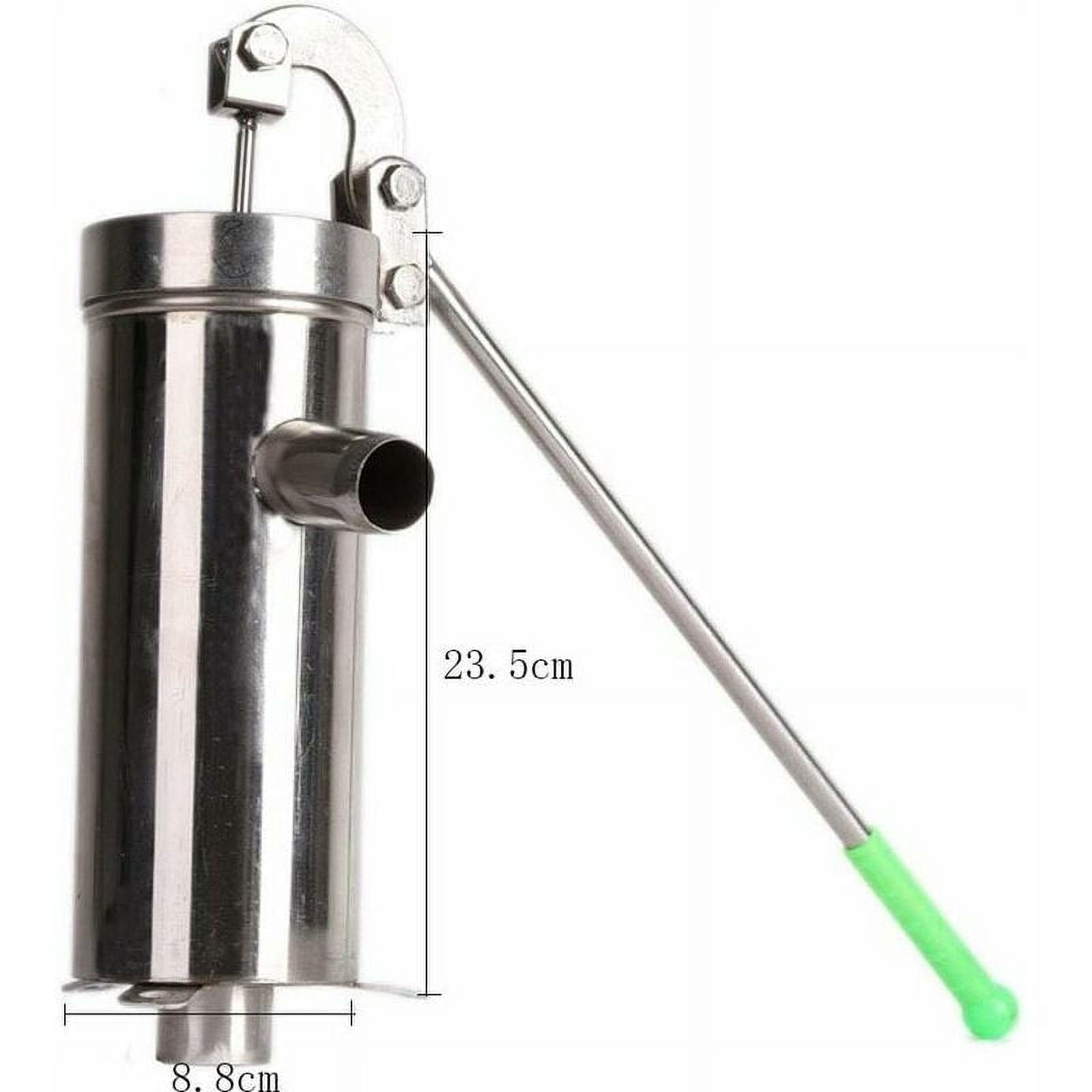 Deep Well Hand Pump, Stainless Steel Water Suction Pitcher Pump, Manual Well Pump for Home Garden Yard with Large Water Yield and Simple Installation