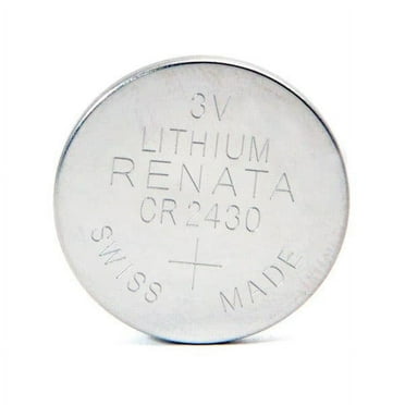 Renata Coin Cell Battery CR2430 3V Lithium Compatible with DL2430, BR2430