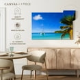 thumbnail image 4 of Elephant Stock Salt Whistle Bay Seascape Wall Art - Horizontal Canvas Wall Art - Living Room Wall Decor - Beach Canvas - Blue And Green Decor - 12" x 8", 4 of 4