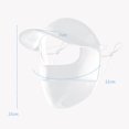 thumbnail image 6 of Eoperou Extended Brim Solid Color Cycling Headgear with Ear Loop Eyes Exposed Ice Silk Face Guard Sports Headwear Outdoor Supplies, 6 of 8