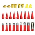 thumbnail image 2 of RnemiTe-amo Universal Integrated Rubber Nozzle Tool Kit,26Pcs Caulking Tips,Caulking Nozzles for Sausage Caulking Guns and Hard Glue Guns, Durable Stainless Steel Caulking Nozzles, 2 of 9