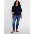 thumbnail image 2 of Terra & Sky Women's Plus Smocked Sleeved Top, Sizes 0X-5X, 2 of 5