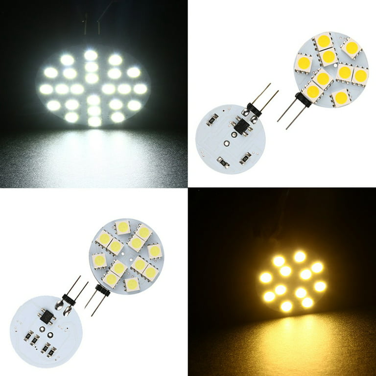 argument hensigt reparere 10Pcs G4 LED Light Bulb Dc 12V Lamps Smd Bulbs Dimmable Cool/Warm White -  Walmart.com