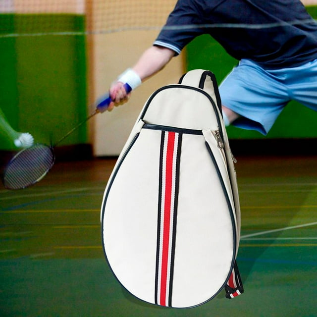 Bolsa para raqueta de tenis, bolsa para equipo, multifuncional, portátil, de gran capacidad, con correa ajustable, para deportes al aire libre, funda
