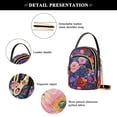 thumbnail image 4 of FORMRS Crossbody Bag for Women Quilted Travel Shoulder Cell Phone Purse with Chain Strap Handbag, Beautiful Floral Pattern, 4 of 7