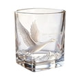 thumbnail image 1 of Grey Goose Frozen Flight Edition Whiskey Glass Cup - Grey Goose Frozen Flight Edition Collectible Frosted Glass Tumbler, Premium Blue and Silver Embossed Rocks Glass for Cocktails, 1 of 7
