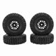 thumbnail image 2 of 4PCS 55X24mm Wheel Rim Tire Tyre Set for Axial SCX24 90081 AXI00001 1/24 RC Crawler Car Upgrade Part, 2 of 5