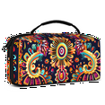 thumbnail image 2 of Herdesigns Mexica Flower Floral Carrying Case for Nintendo Switch 2 with 20 Game Card Slots, Portable Travel Carry Case for Accessories and Console, 2 of 8