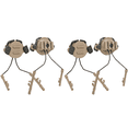thumbnail image 1 of Soporte de riel para casco de auriculares Soporte expandible para 19-21 mm Caqui, 1 of 4