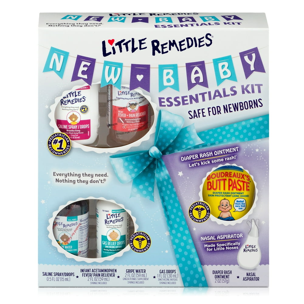 Little Remedies New Baby Essentials Kit, 6 Piece Kit for Baby's Nose