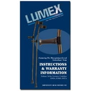 Lumex 6345 Deluxe Ortho Forearm Crutches Large Bronze