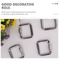 thumbnail image 2 of 6pcs Outdoor Buckles Square Shaped Carabiners Camping Aluminium Keychains, 2 of 9