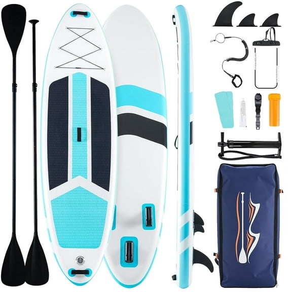 Blorly Paddle Board, Inflatable Stand Up Paddleboard Ultra-Light for Adults, Beginners and Experienced Surfers, Non-Slip, Premium SUP Paddleboard Accessories, Blue