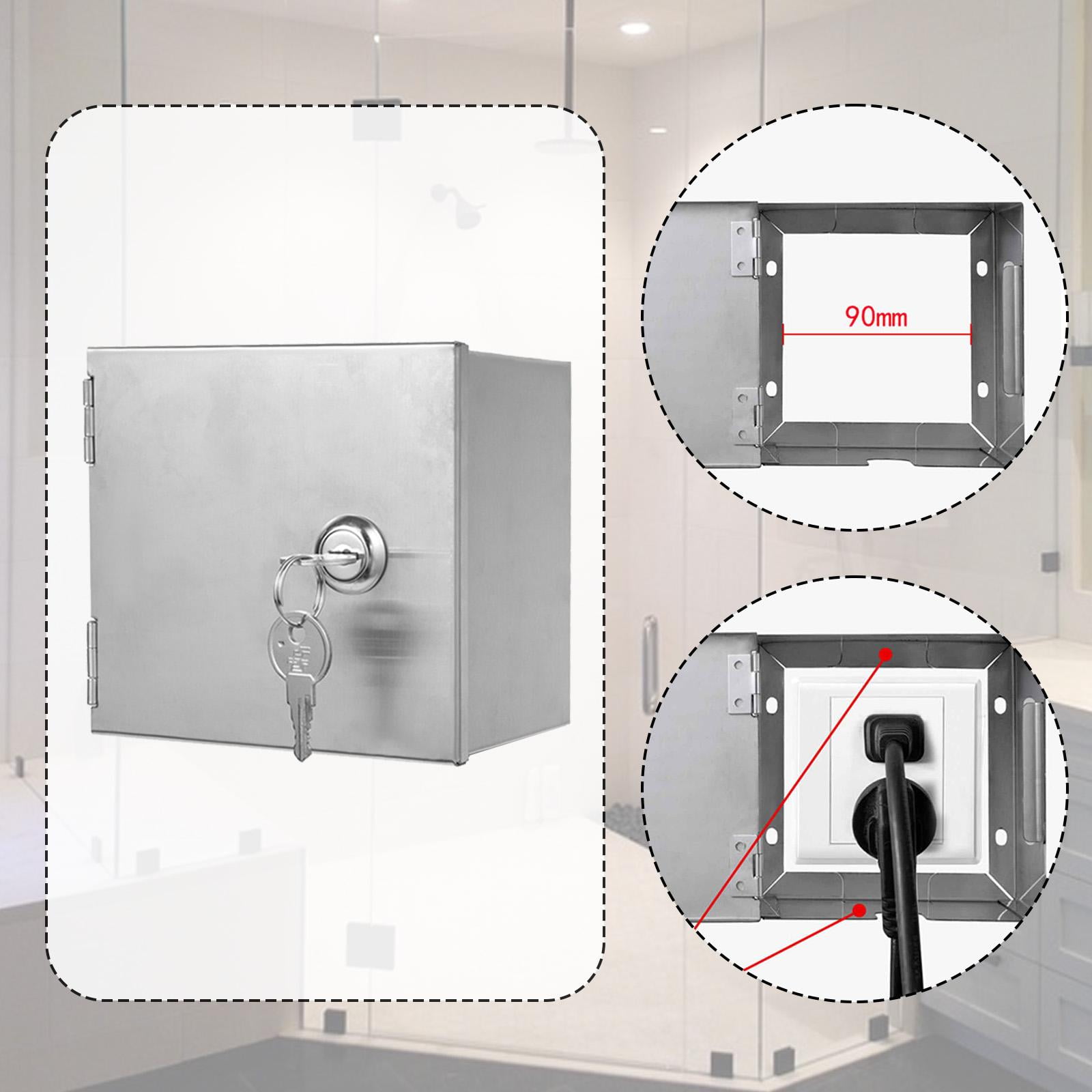 JISADER Electrical Box 86 Type Dustproof with Mounting Screw Electrical Junction Box