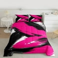thumbnail image 2 of Homewish Black Pink Splash 2pcs Bedding Comforter Set For Teens Boys Girls,Abstract Graffiti Twin Comforter Sets,Vintage Aesthetic Breathable Bedding Set,Luxury Bedroom Decor,Reversible, 2 of 8
