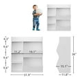 thumbnail image 4 of Danolapsi Toy Storage Organizer with Bookcase,Kid’s Multi Shelf Cubby for Books,Toys,5-Cubby Kids Bookshelf and Bookcase,Storage Organizer for Boys,Girls Play Room/Bedroom, 4 of 9