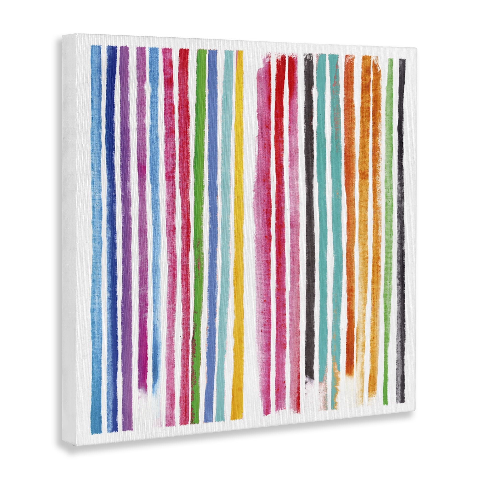 Stupell Industries Colorful Vertical Stripes Canvas Wall Art, design by Amber Sterling