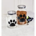 thumbnail image 2 of Amici Pet Buddy Chalkboard Paw Glass Storage Canister 108 oz, 2 of 5