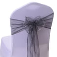 thumbnail image 1 of Juego de 10 lazos para sillas, fajas, lazos para la espalda, decoración para bodas, recepciones, eventos, banquetes, sillas, decoración, 1 of 5