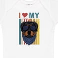 thumbnail image 4 of Inktastic I Love My Rottweiler Dog Boys or Girls Baby Bodysuit, 4 of 5