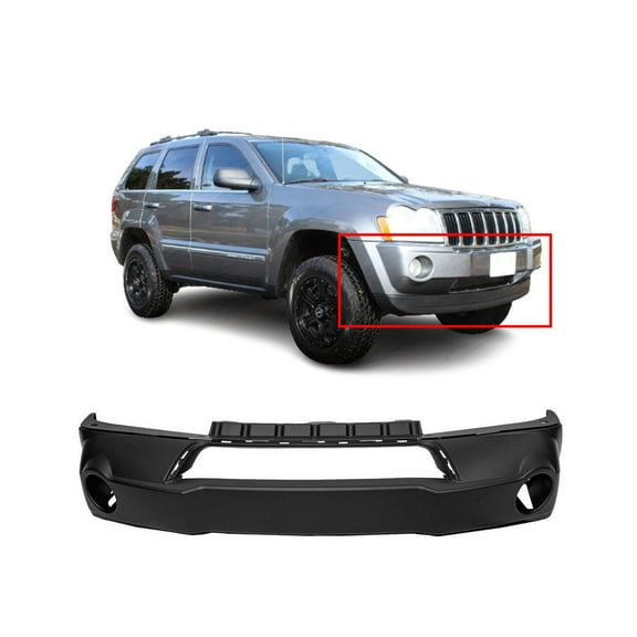 DCP Primed Front Bumper Cover Fascia for 2005-2007 Jeep Grand Cherokee 5159124AA