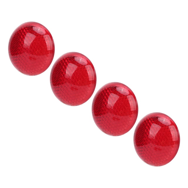 Reflector Rojo, Confiabilidad De La Calcomanía Reflectante De 4 Piezas De Larga Vida útil Para Automóvil Motocicleta