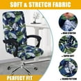 thumbnail image 4 of Printed pattern office chair cover, waterproof, detachable, washable, used for office and computer chairs, 4 of 6