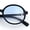 Black - Blue, variant on SA106 Vintage Style Oversized Round Retro Womens Sunglasses / Tortoise - Brown