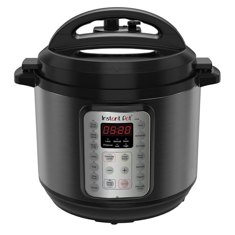 Instant Pot 8 QT Viva 9-in-1 Multi-Use Programmable Pressure Cooker with  recipe book 