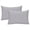 Grey, variant on BinKFF Zippered Pillowcases, 2 Pack Microfiber Queen Pillow Cases, Super Soft Pillowcases with Envelope Closure, Wrinkle, Fade and Stain Resistant Pillow Covers, 19.3x14.2