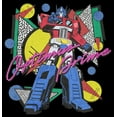 thumbnail image 2 of Men's Transformers Optimus Prime 80s Retro Graphic Tee Black Large, 2 of 5