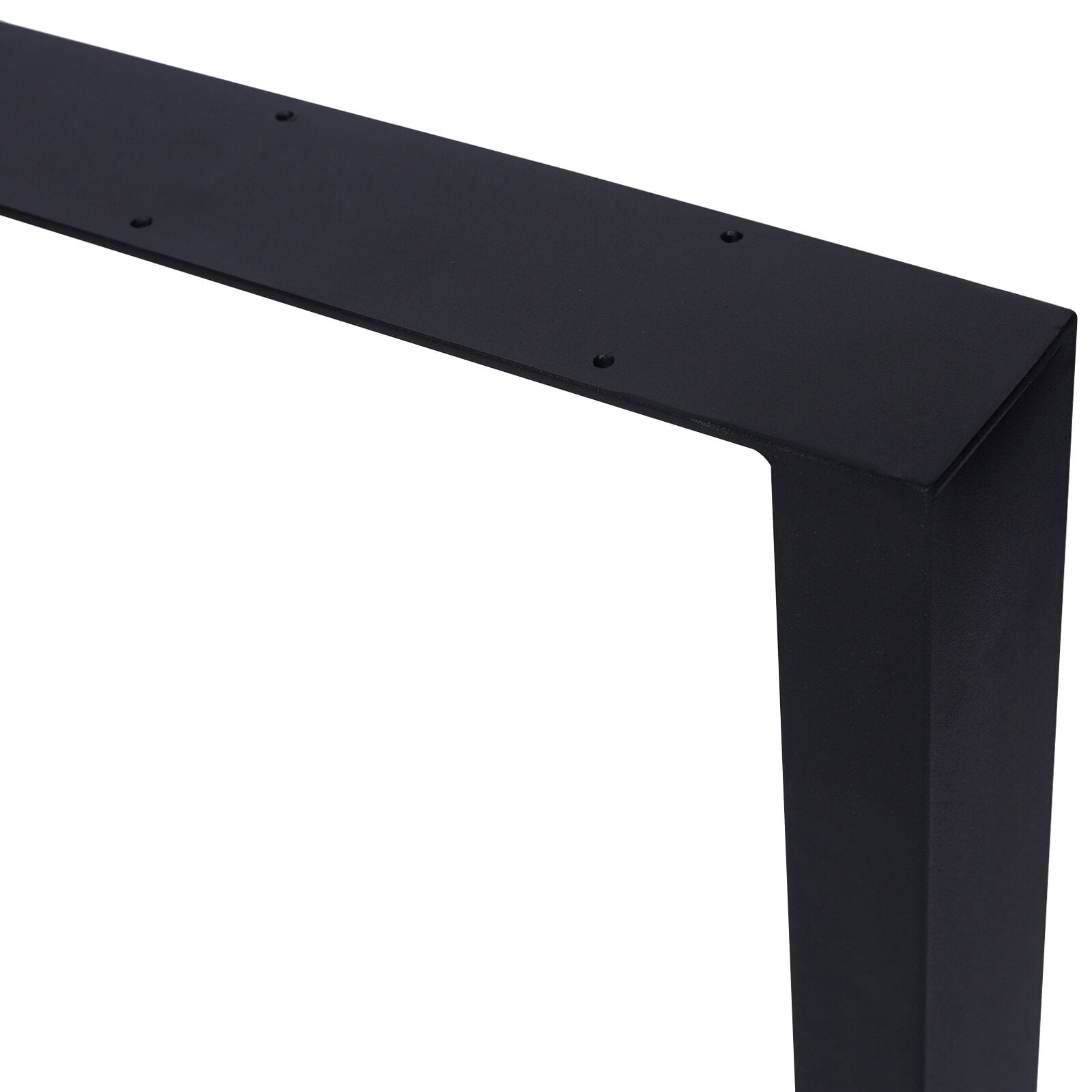 , Square Table Legs 28X 35" ,Wide Metal Table Legs , Heavy Duty Steel Desk Legs Table Leg Dining Table Legs Coffee Desk Leg, Set of 2, Black ,Steel ,