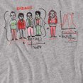 thumbnail image 2 of Big Bang Theory Bazinga Equation Women's T Shirt, Athletic Heather, X-Large, 2 of 6