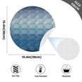 thumbnail image 2 of Ryvnso Blue Artistic Pattern Round Plate Mats Dining Table Placemat Set of 4 for Holiday Decoration, 2 of 7