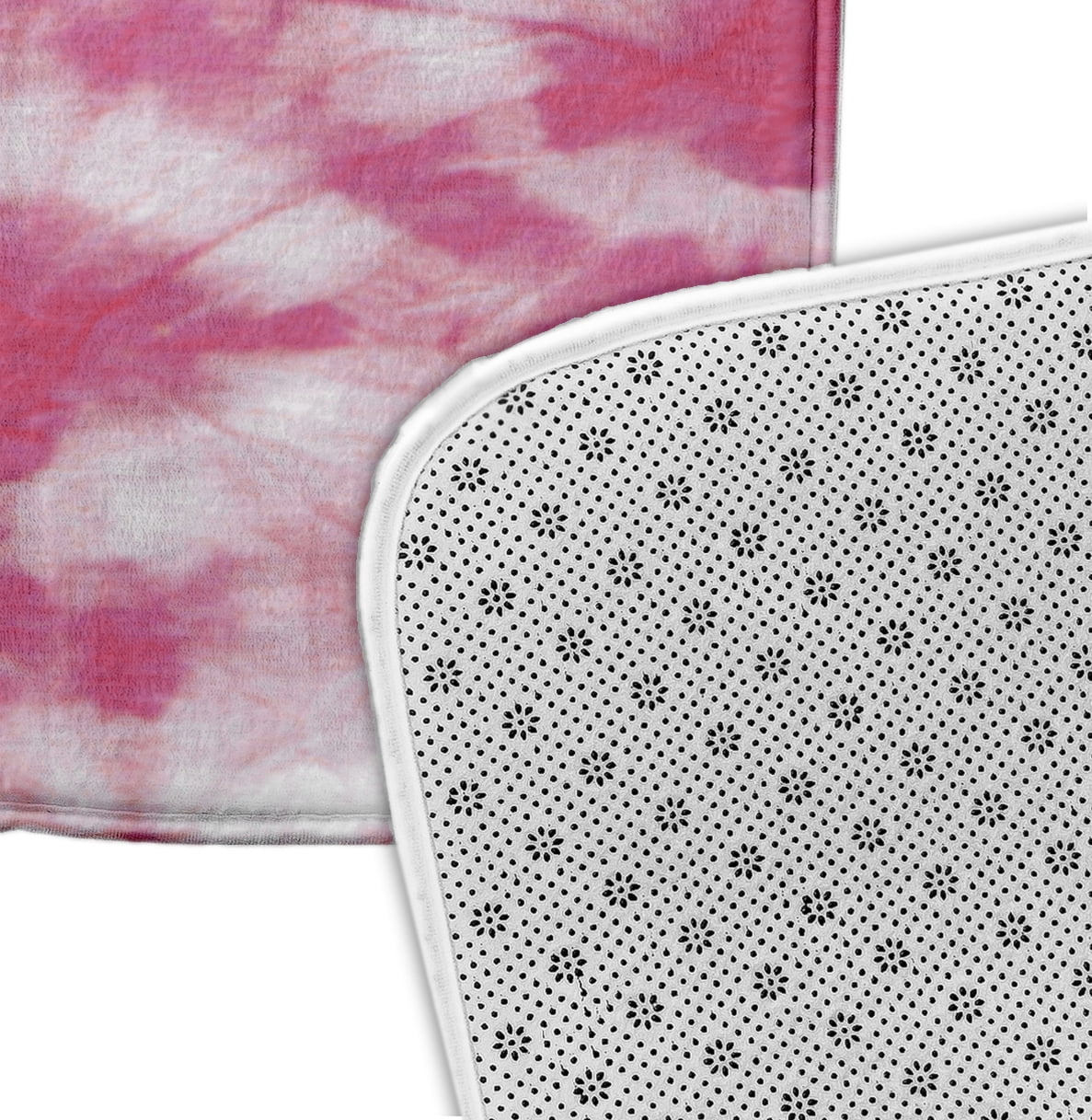Simply Daisy 24" x 17" Plush Microfiber Pink Chillax Bath Mat