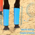 thumbnail image 4 of 4Pcs Horse Fly Boots, Breathable Ponys Leggings Mesh Leg Boots Tear Proof Protective Leg Guards for Reduce Stressful Stomping, 4 of 7