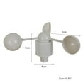 thumbnail image 5 of GENEMA WH-SP-WS01 Anemometer Wind Speed Measuring Instrument Wind Speed Sensor Meteorological Instrument Accessories for Misol Anemomet, 5 of 7