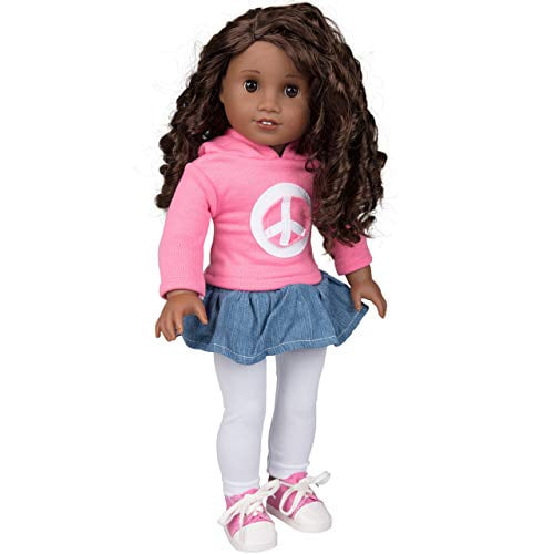 Dress Along Dolly Peace Doll Outfit for American & 18" Girl Dolls 4
