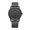 All black leather, variant on Cool Magnetic Levitation Watch for Men, Creative and Unique Concept, Waterproof Steel Band Wristwatch, Fashionable Trendy Men's Watch